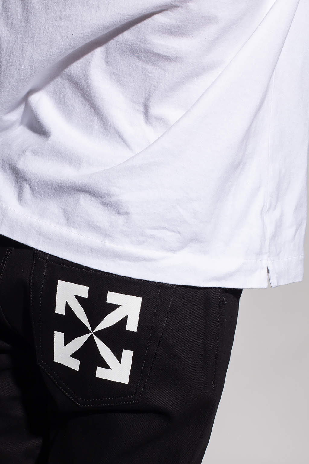 【関税&送料込み】Off-White Jeans Tattoo Ollie straight leg jeans - Jeans with logo Off - White